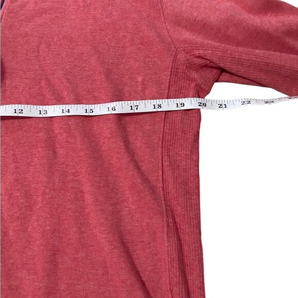 J. McLaughlin Clermont 1/4 Zip Pullover Top Medium Men's *In Red* - Picture 5 of 7